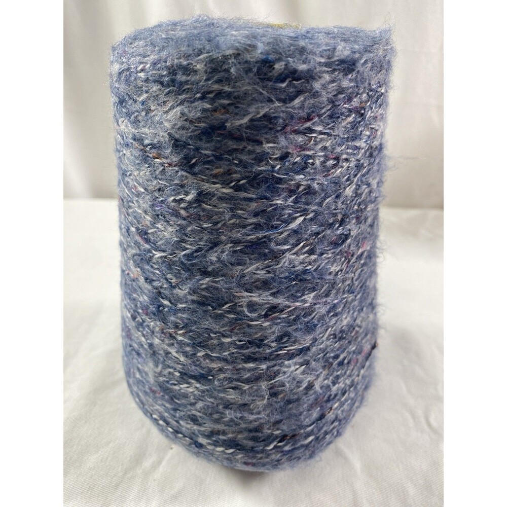 Soft Cone Yarn Spool Yarn Blue Mix 320g Net Weight #803